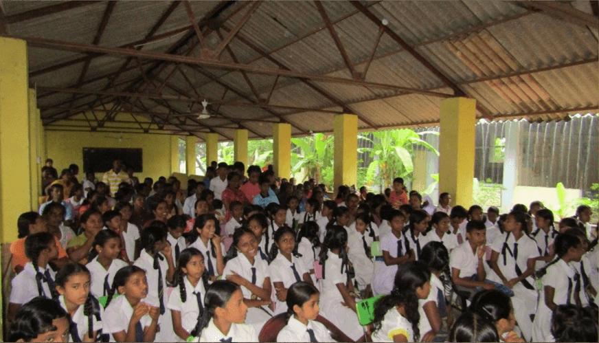 Distribution of school needs to Navodya Mahavidyalaya in Taldena, Badulla